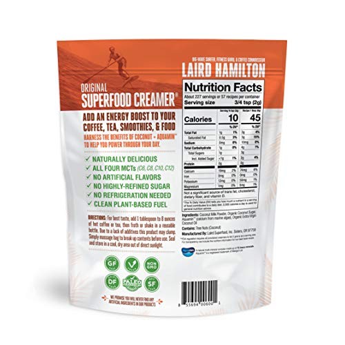 Laird Superfood Coffee Creamer Vegan Original 1 Lb