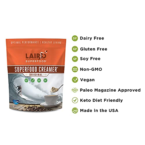 Laird Superfood Coffee Creamer Vegan Original 8Oz