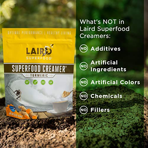 Laird Superfood Coffee Creamer Vegan Turmeric - Vegan Non-Dairy