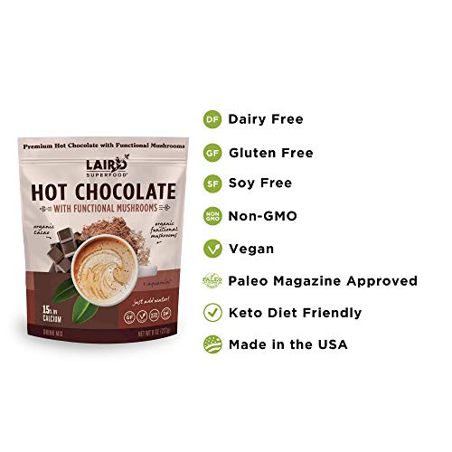 Laird Superfood Functional Mushrooms Hot Chocolate 8 Ounce