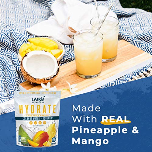 Laird Superfood Hydrate Drink Pineapple Mango - Electrolyte Powd