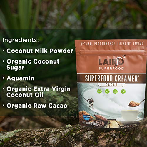 Laird Superfood Non-Dairy Coffee Creamer Cacao - Powder Coconut