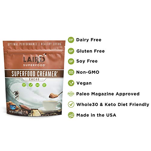 Laird Superfood Non-Dairy Coffee Creamer Cacao - Powder Coconut
