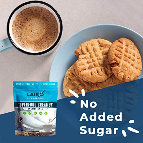 Laird Superfood Non-Dairy Coffee Creamer Unsweetened - Non-Gmo P