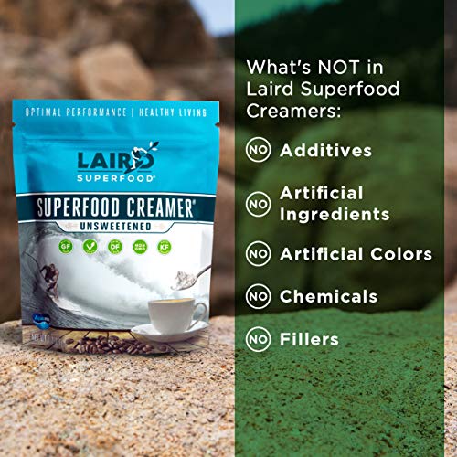 Laird Superfood Non-Dairy Coffee Creamer Unsweetened - Non-Gmo P