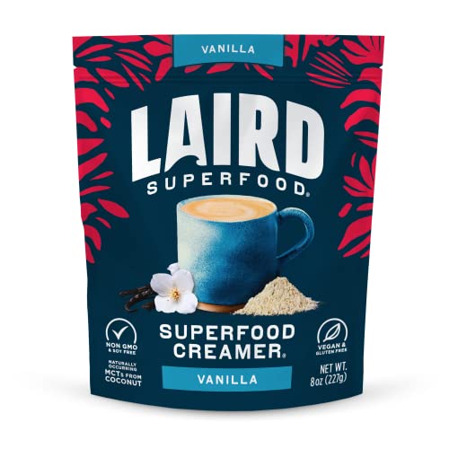 Laird Superfood Non-Dairy Original Superfood Vanilla Coconut Pow...