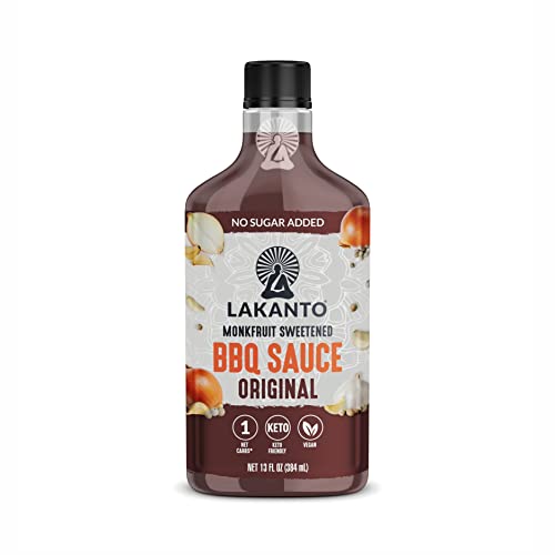 Lakanto BBQ Sauce - Sweetened with Monk Fruit Sweetener, Barbequ...