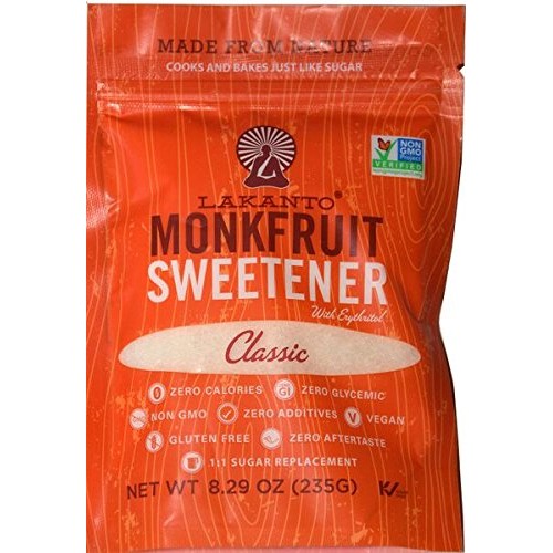 Lakanto Classic Monkfruit Natural Sweetener, 8.29 Oz 235 G,