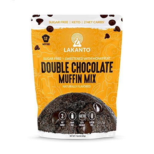 Lakanto Double Chocolate Muffin Mix - Sugar Free, Sweetened With