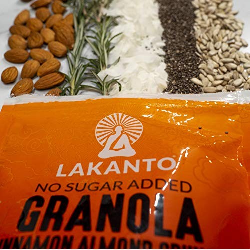Lakanto Healthy Quick Breakfast Granola, Cinnamon Almond Crunch