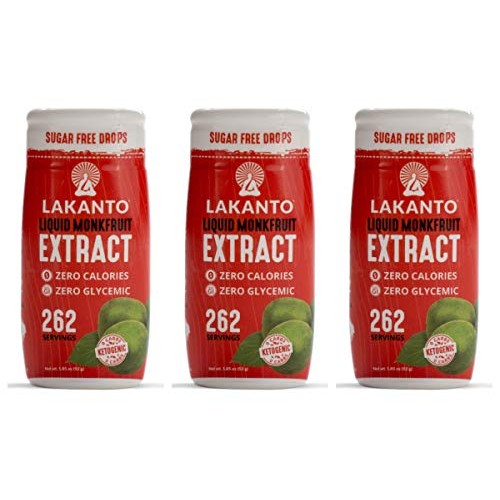 Lakanto Liquid Monkfruit Sweetener | Zero Calories | Original Fl