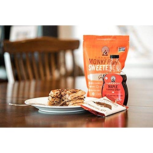 Lakanto Maple Flavored Sugar-Free Syrup, 1 Net Carb Maple Syrup