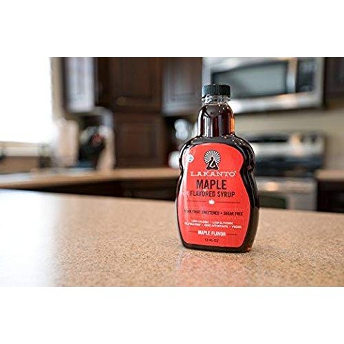 Lakanto Maple Flavored Sugar-Free Syrup, 1 Net Carb Maple Syrup