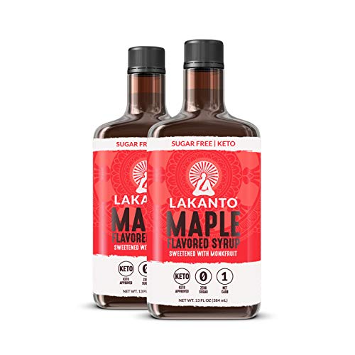 Lakanto Maple Flavored Sugar-Free Syrup, 1 Net Carb, Maple Syrup