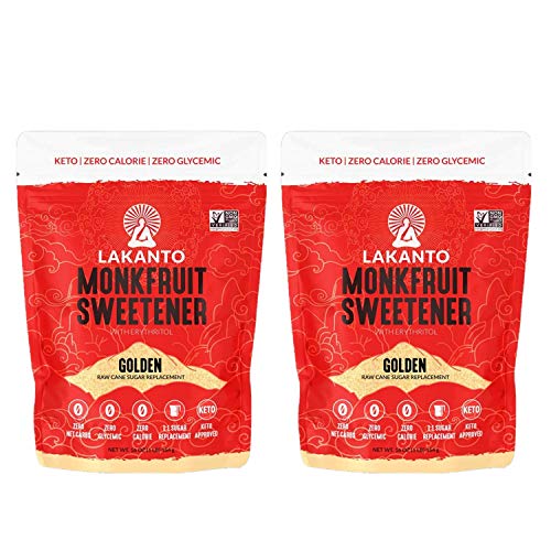 Lakanto Monk Fruit Sugar Substitute 16 Oz Two Pack - 32 Oz - Z