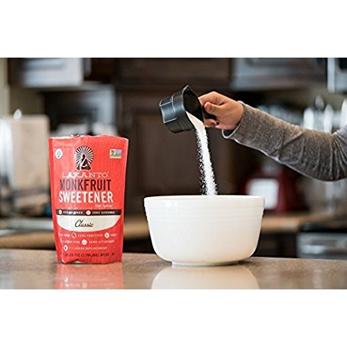Lakanto Monkfruit 1:1 Sugar Substitute | Non Gmo Golden, 1 Ibs