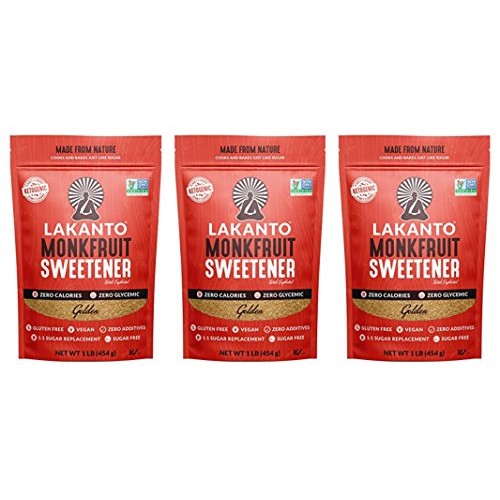 Lakanto Monkfruit 1:1 Sugar Substitute | Non Gmo Golden, 1 Ibs