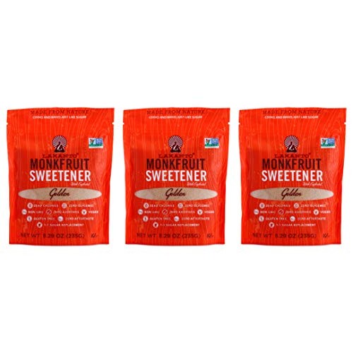 Lakanto Monkfruit 1:1 Sugar Substitute, Non Gmo, Golden, 8.29 Oz