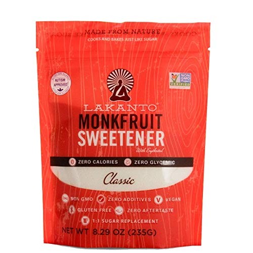 Lakanto Monkfruit Natural Sweetener Variety Pack, Classic &Amp; Gold