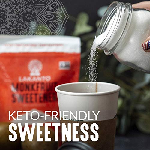 Lakanto Monkfruit Sweetener, 1:1 Sugar Substitute, Keto, Non-Gmo
