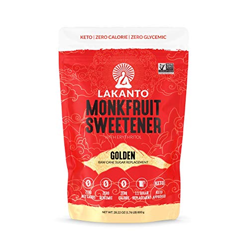 Lakanto Monkfruit Sweetener, 1:1 Sugar Substitute, Keto, Non-Gmo