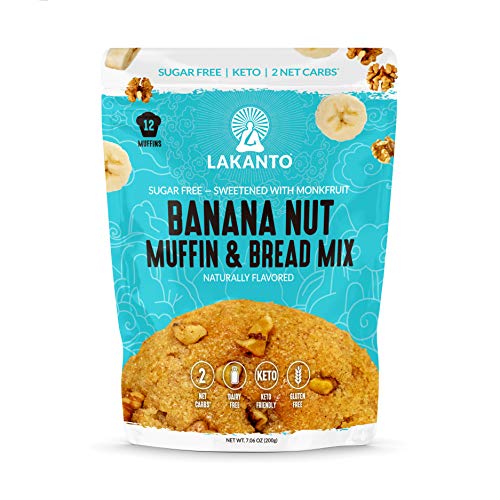 Lakanto Sugar Free Banana Nut Muffin And Bread Mix - Sweetened W