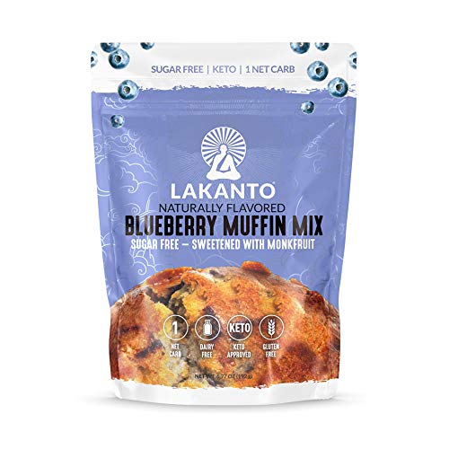 Lakanto Sugar-Free Blueberry Muffin Mix, Low-Carb, Gluten-Free B