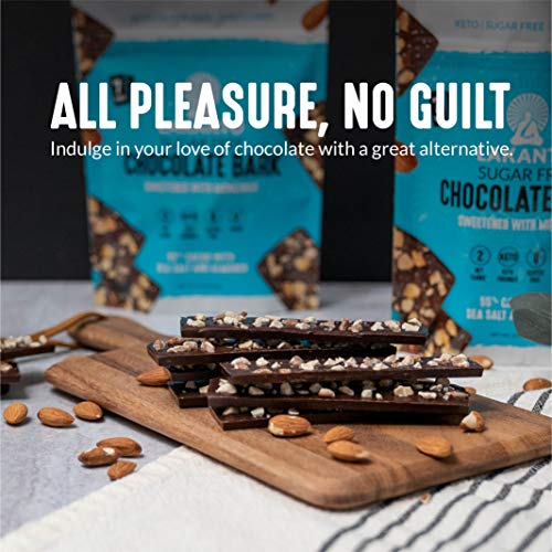 Lakanto Sugar Free Chocolate Bark - 55% Dark Cacao With Sea Salt
