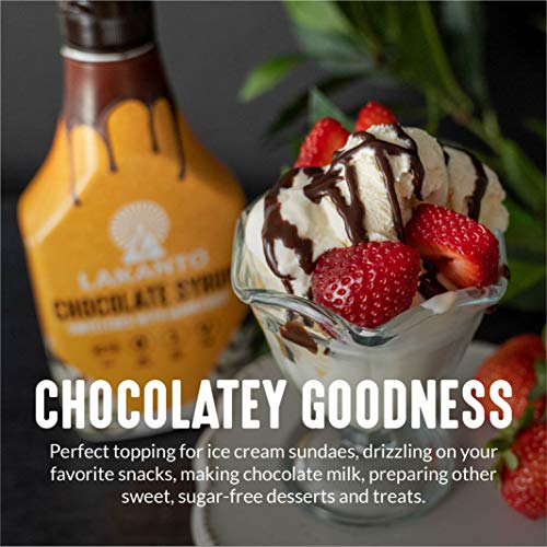 Lakanto Sugar Free Chocolate Syrup - Sweetened with Monk Fruit S...