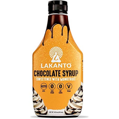Lakanto Sugar Free Chocolate Syrup - Sweetened with Monk Fruit S...