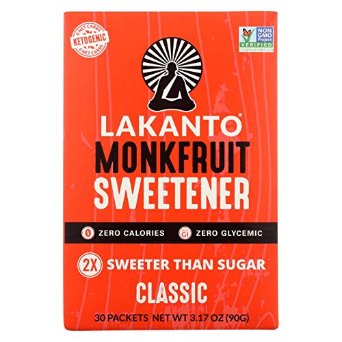 Lakanto Sugar Free Classic Monkfruit Sweetener, 3.17 Ounce - 30