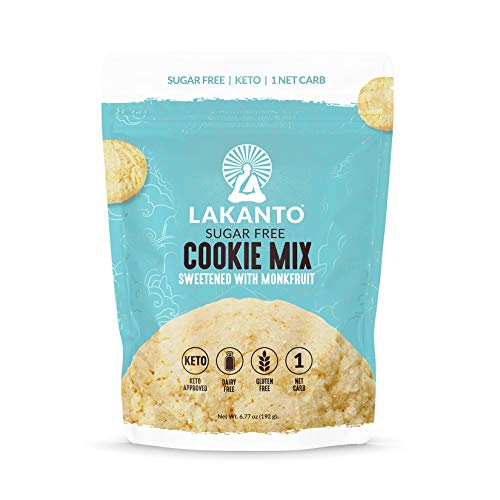 Lakanto Sugar-Free Cookie Mix, Gluten-Free, Keto Baking With Mon