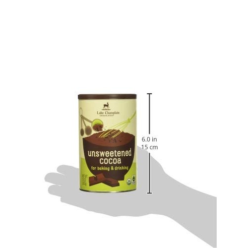 Lake Champlain Chocolates Unsweetened Organic Cocoa, 10 Ounce