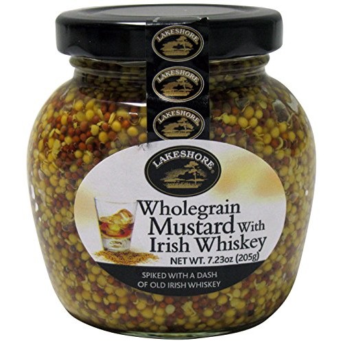 Lakeshore Wholegrain Mustard With Irish Whiskey, 7.23 Ounce