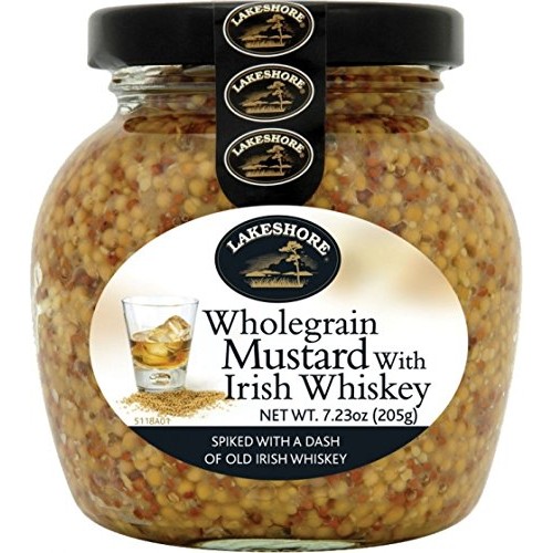 Lakeshore Wholegrain Mustard With Irish Whiskey, 7.2 Ounce