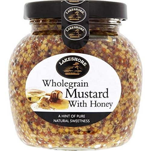 Lakeshore Wholegrain Mustard With Honey, 2 Jar Pack, 7.2Oz/205G