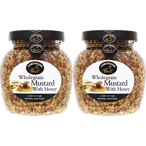 Lakeshore Wholegrain Mustard With Honey, 2 Jar Pack, 7.2Oz/205G