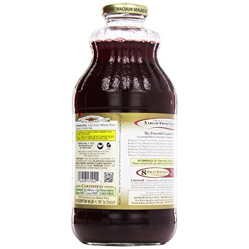 Lakewood, Organic Cranberry Juice, 1 Quart