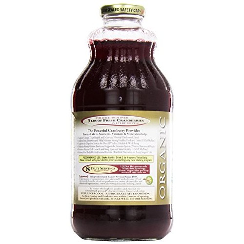 Lakewood, Organic Cranberry Juice, 1 Quart