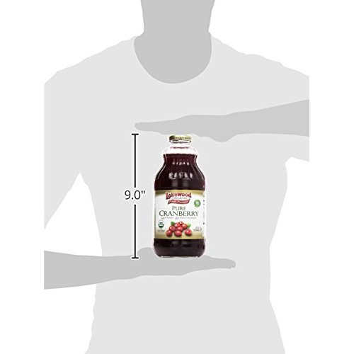 Lakewood, Organic Cranberry Juice, 1 Quart