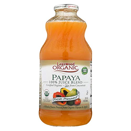 Lakewood Organic Papaya Juice, 32 Ounce - 12 Per Case.