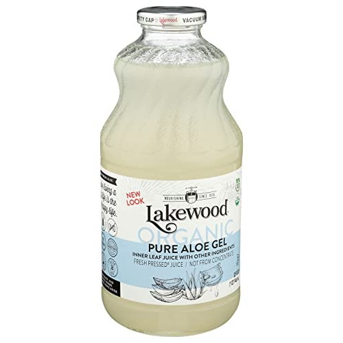 Lakewood, Organic Aloe Vera Gel Juice, 32 Oz