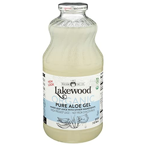 Lakewood, Organic Aloe Vera Gel Juice, 32 Oz