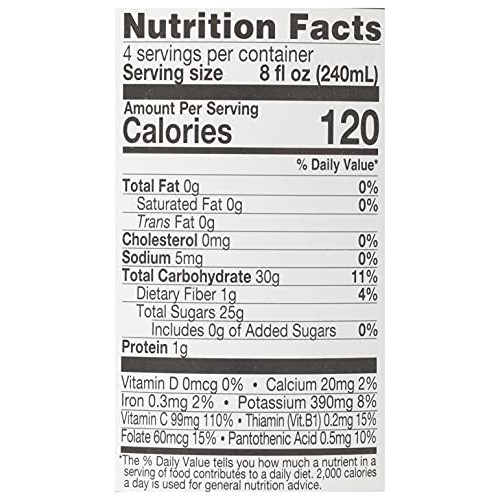 Lakewood Organic Mango Juice, 32 Fl Oz Pack of 6