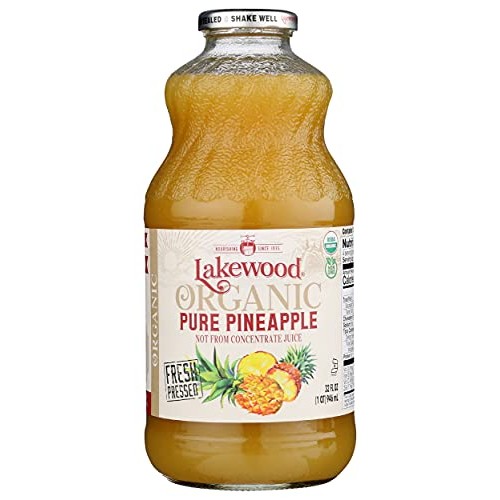 Lakewood Organic Pineapple Juice, 32 Oz