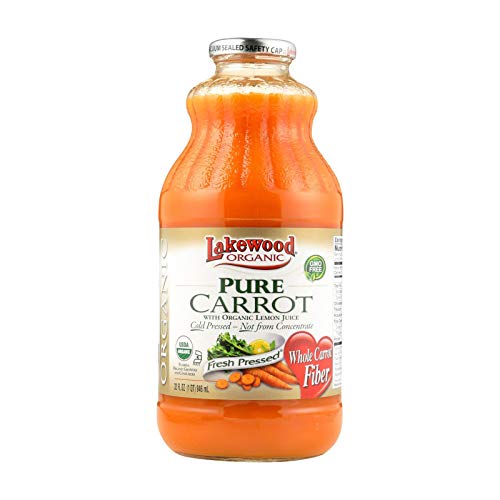 Lakewood Organic Pure Carrot Juice, 32 Ounce - 12 Per Case.