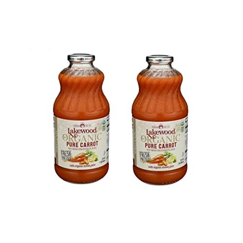 Lakewood Organic Pure Carrot With Added Organic Lemon Juice 32 O