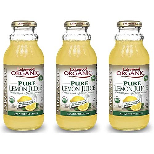 Juices Lakewood Organic Pure Lemon Juice Not From Concentrate,