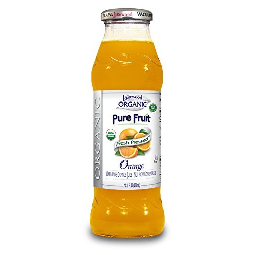Lakewood Organic Pure Orange, Fresh Pressed, 12.5 Fl Oz Pack O