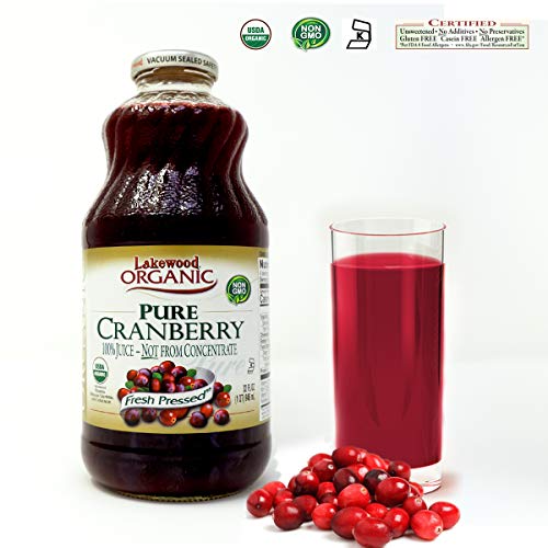 Lakewood Pure Cranberry, Fresh Pressed 32 Oz, 6 Pack